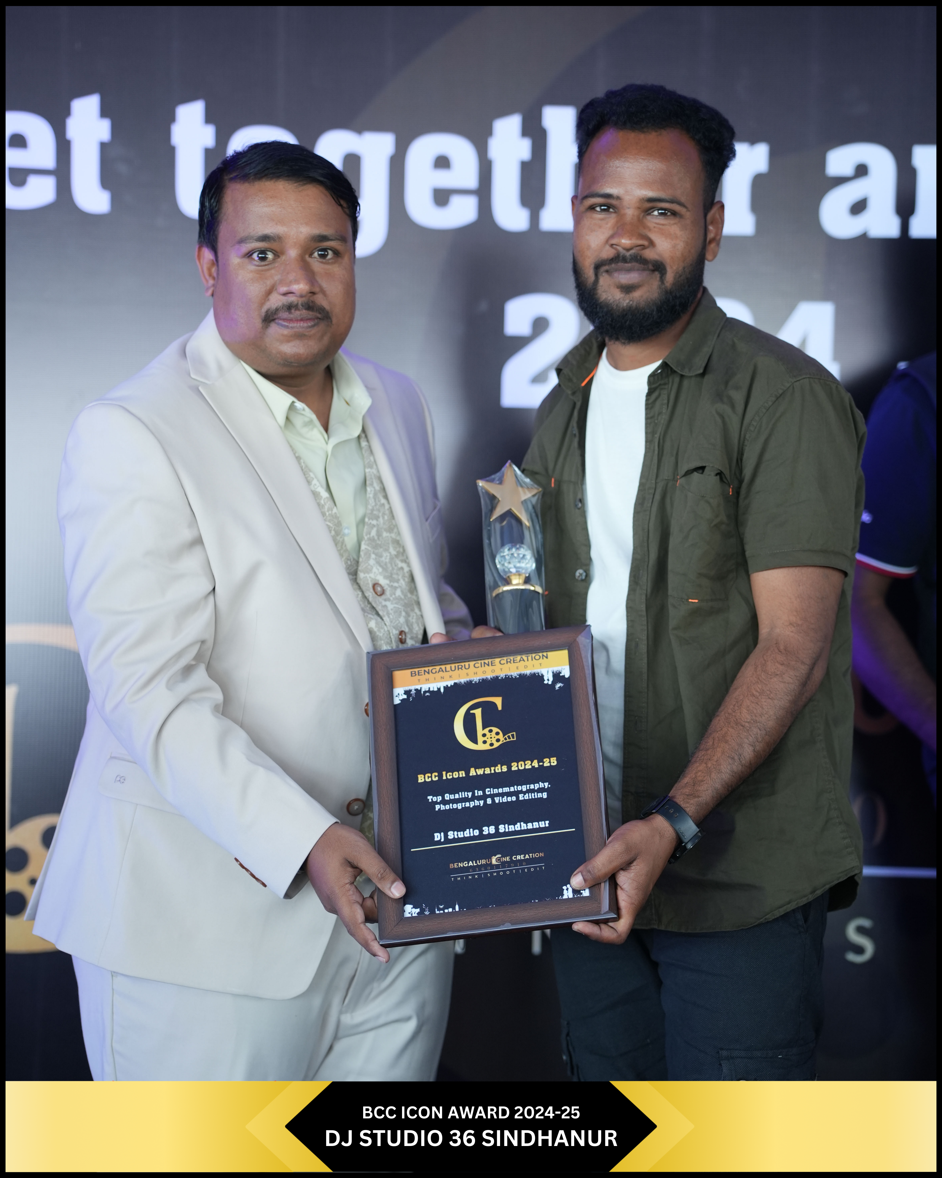 BCC ICON AWARD FOR THE YEAR OF 2024-2025